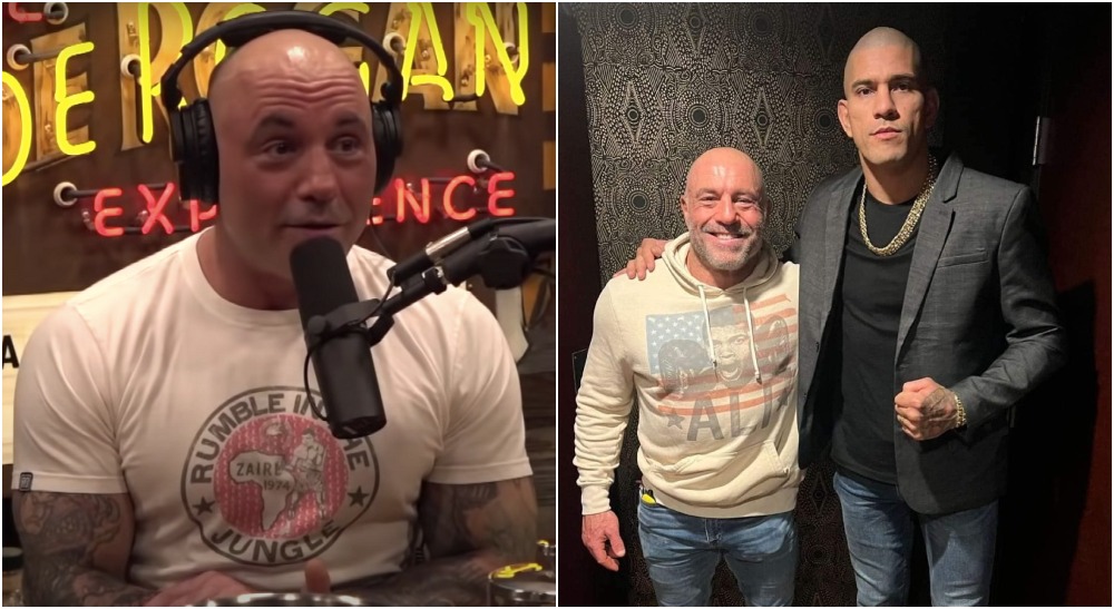 Joe Rogan med Alex Pereira omslagsbild