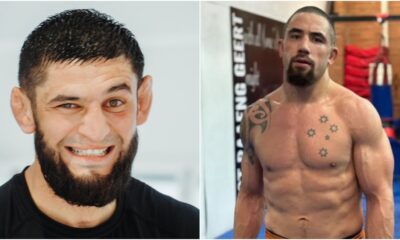 Robert Whittaker och Khamzat Chimaev omslagsbild