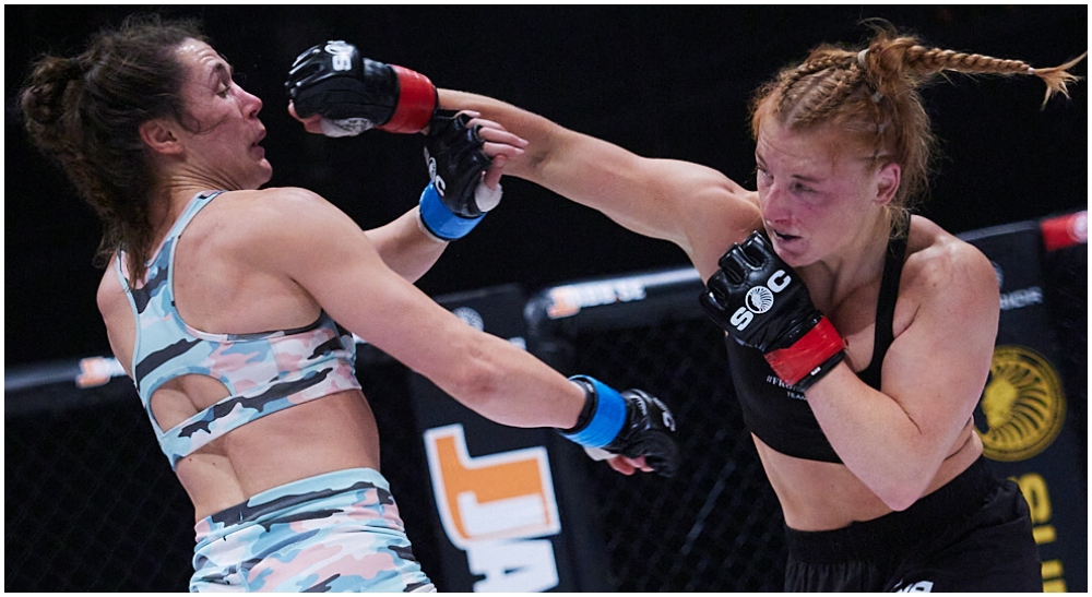 MMA Norge Cecilie-Bolander-Frontkick