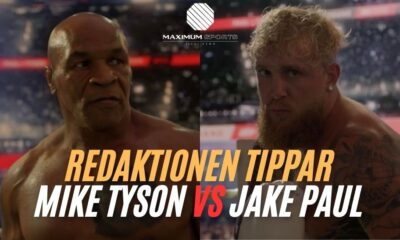 Redaktionen tippar Mike Tyson vs Jake Paul