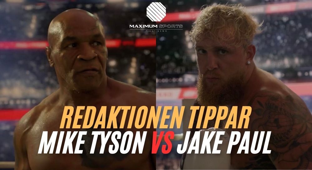 Redaktionen tippar Mike Tyson vs Jake Paul