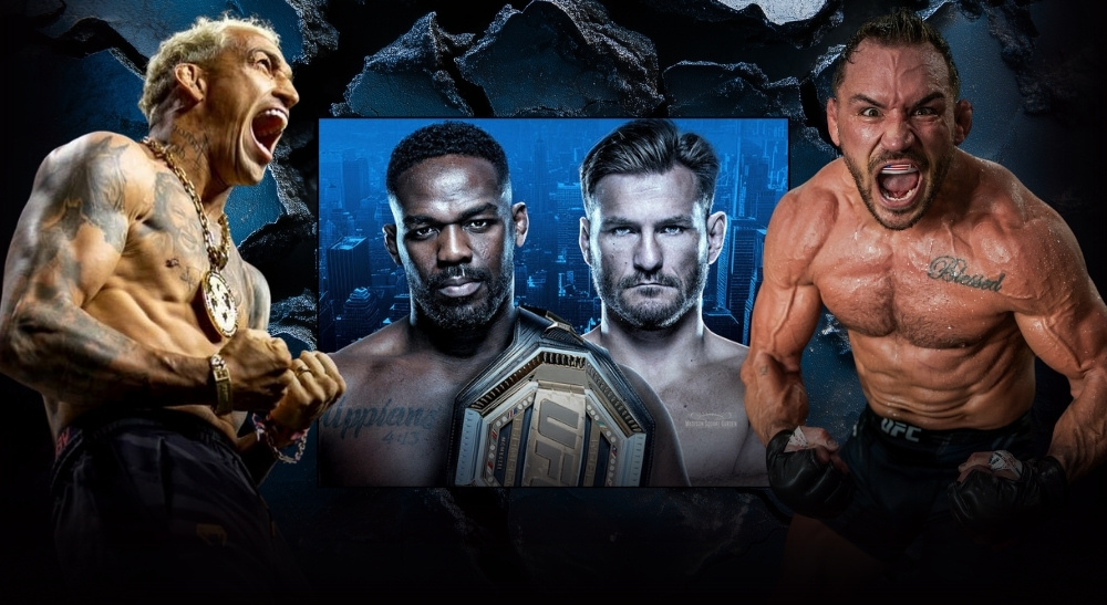 UFC 309 Jon Jones Stipe Miocic Charles Oliveira Michael Chandler Maximum Sports Svenska tider