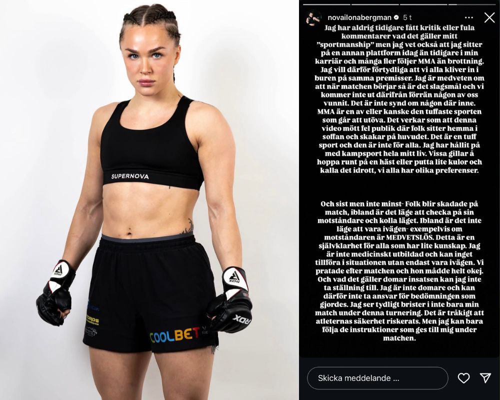 Nova Bergman MMA VM Maximum Sports