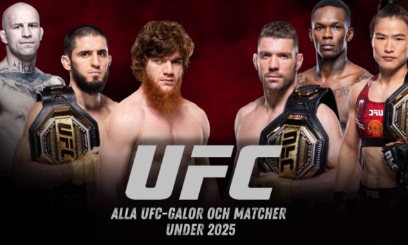 Alla UFC-galor och matcher under 2025 Maximum Sports